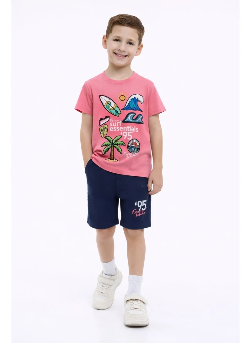 Victor And Jane  Boys Surf Essentials T-Shirt & Shorts Set  | Best Price UAE